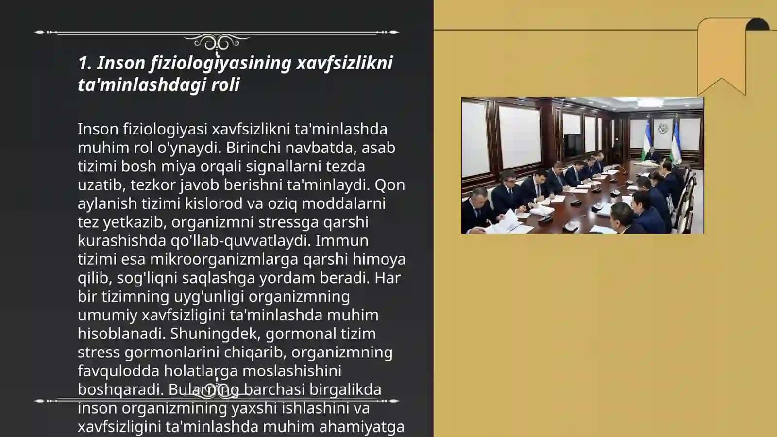 Insonning fiziologik va psixologik tavsiflarining xavfsizlikni ta'minlashdagi ahamiyati 3