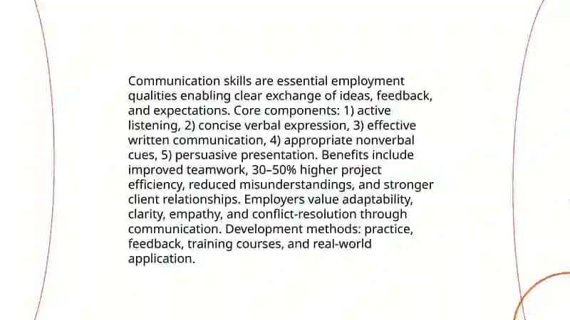 Communication Skills for Employment 3