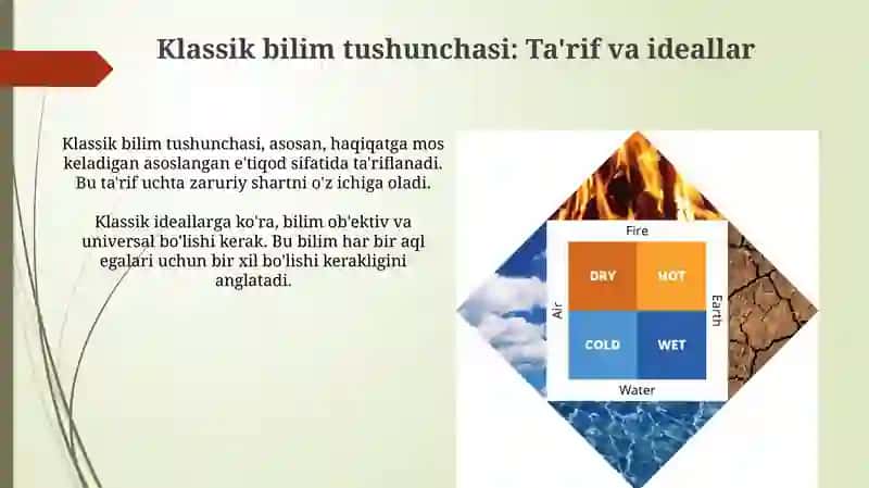Klassik ilm tushunchasi va uning ideallari 3