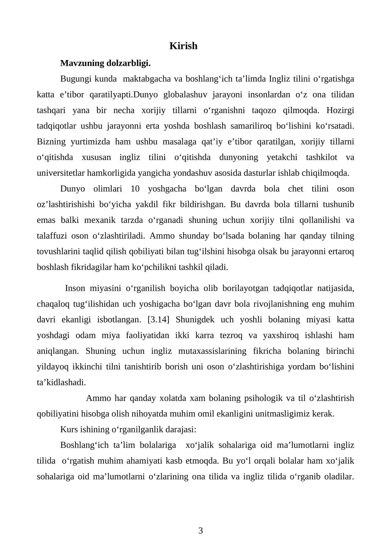 INGLIZ TILIDA XO‘JALIK SOHALARI(SANOAT, QISHLOQ XO‘JALIGI VA BOSHQALAR)NI O‘RGATISH ISHLANMA LOYIHASI 3