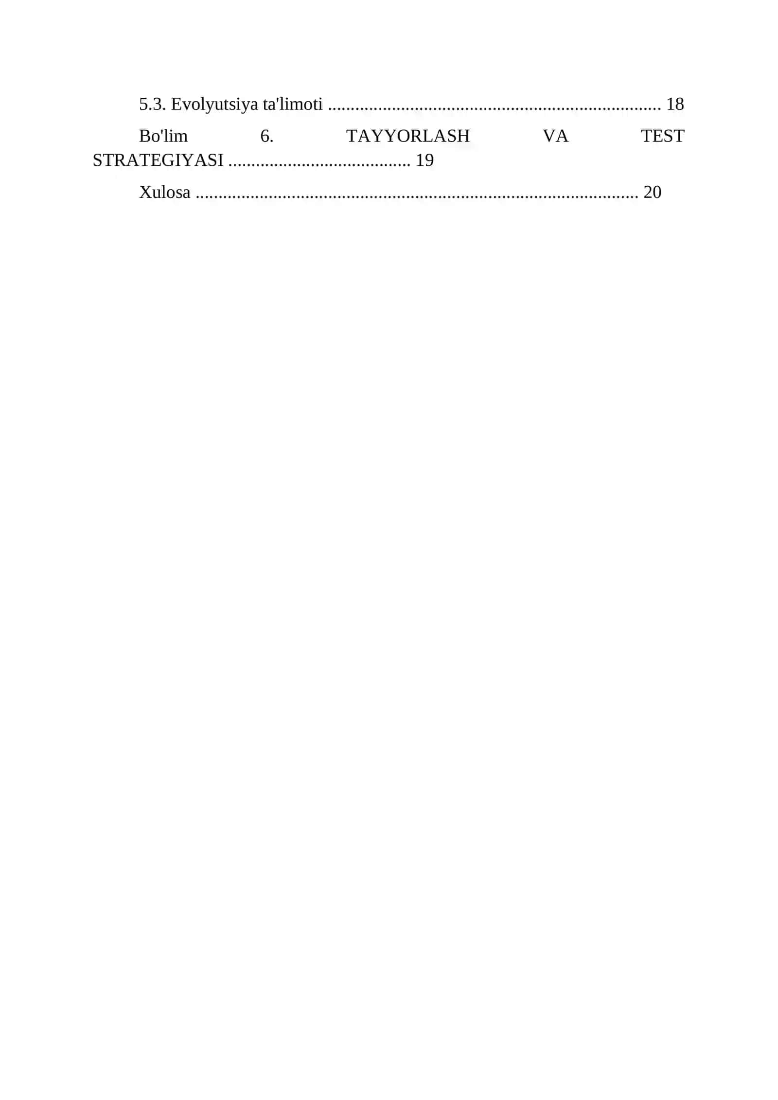 BIOLOGIYA BO'YICHA DTM TAYYORGARLIK 3