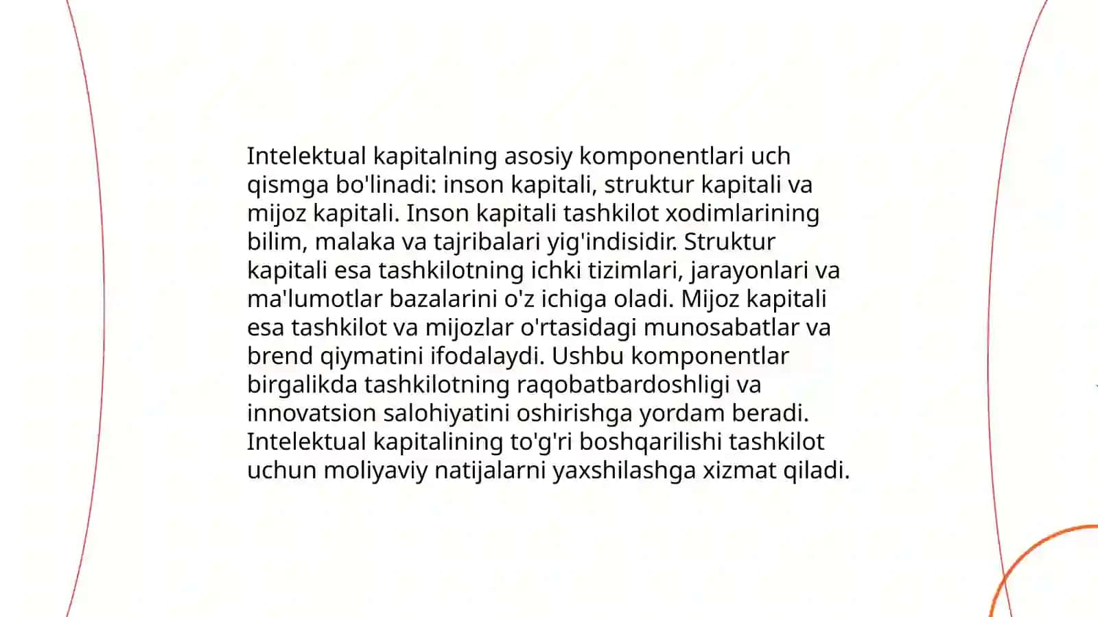Intelektual kapital va intelektual mulkni shakillantirish va boshqarish 3
