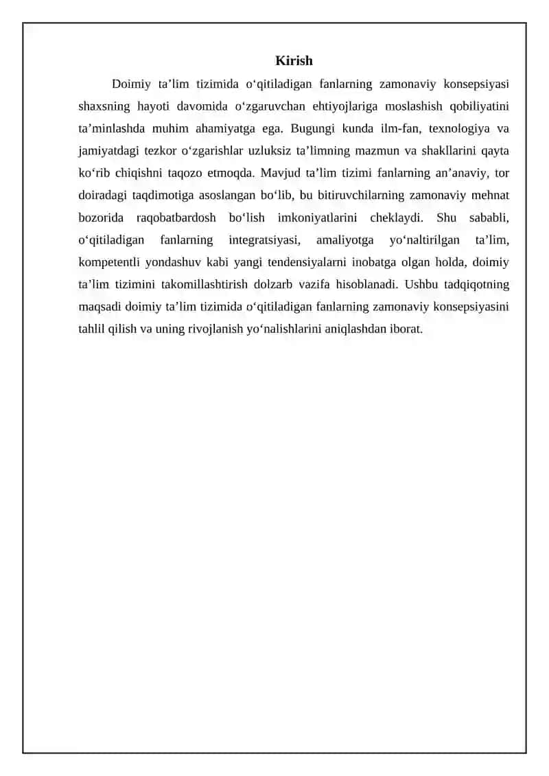 Uzluksiz ta'limda fanlarni oʻqitishning zamonaviy tendensiyalari 3