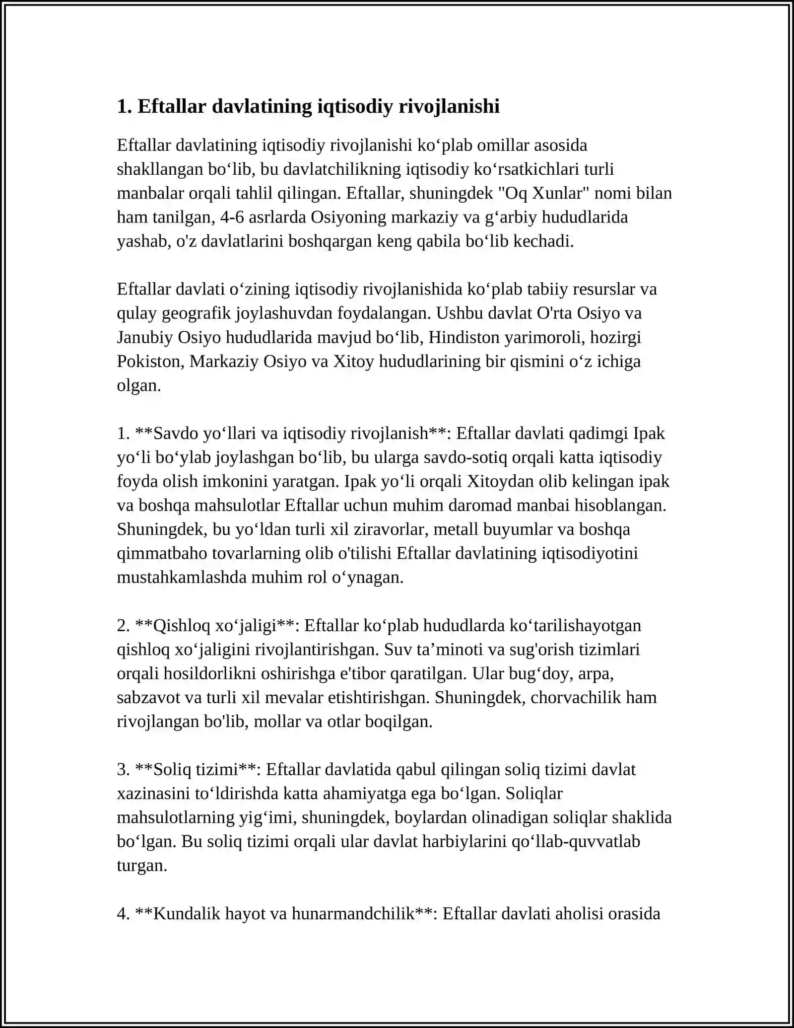 EFTALLAR DAVLATINING IQTISODIY VA DEMOKRAFIK GEOGRAFIYASI 3