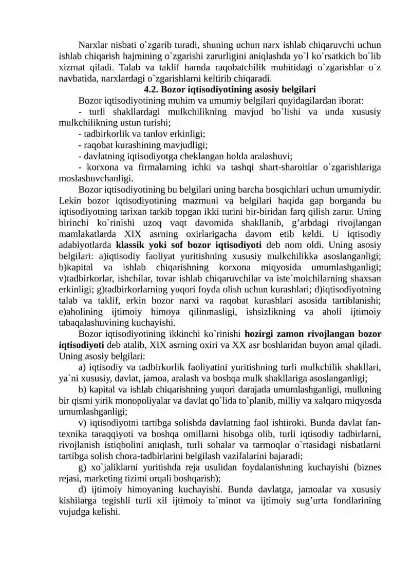 BOZOR IQTISODIYOTI VA O`ZBEKISTONNING UNGA O`TISH TAMOYILLARI 3