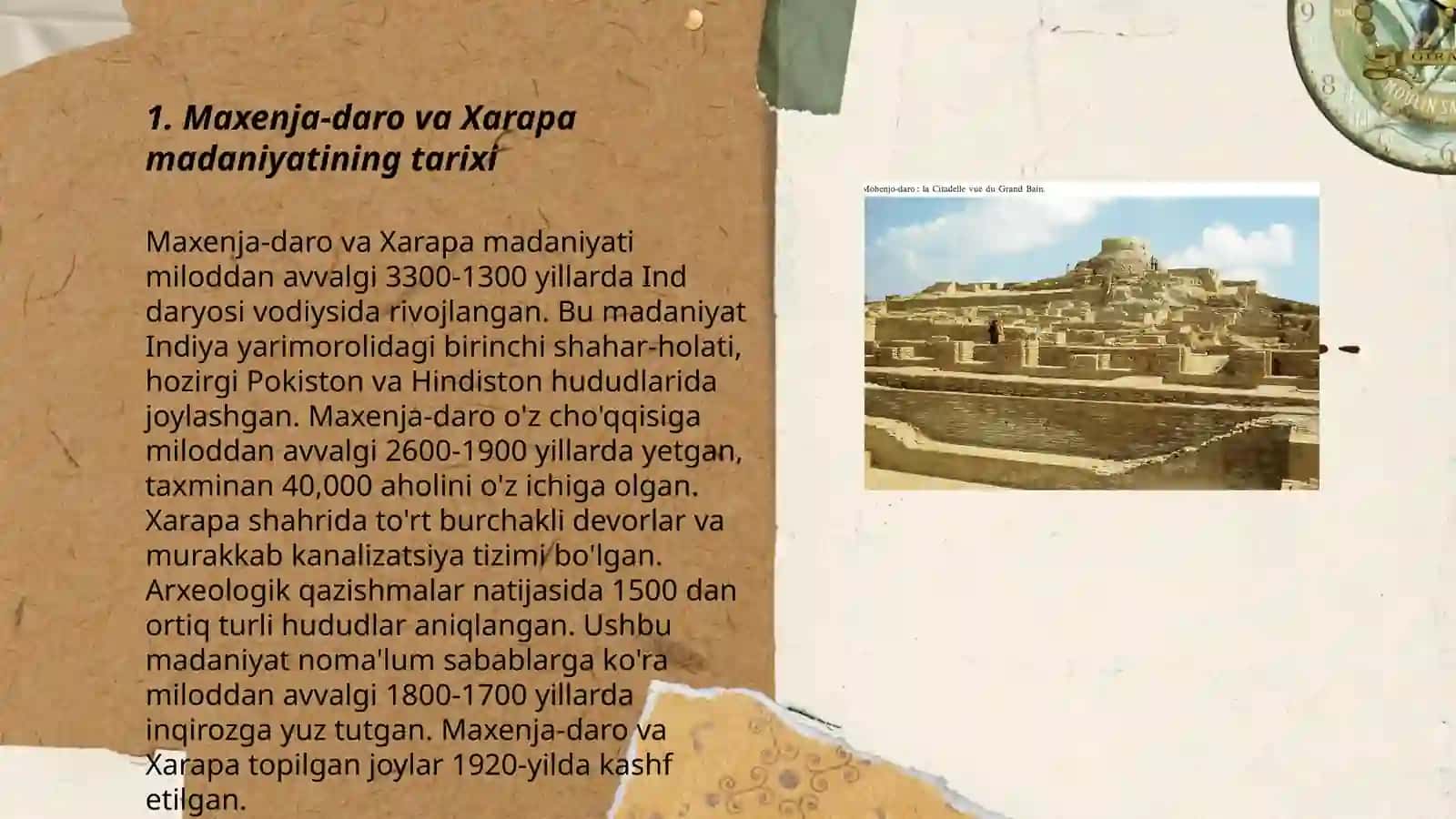 Maxenja-daro va Xarapa madaniyati 3