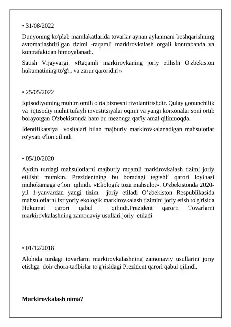 TOVARLARNI MAJBURIY MARKIROVKALASH USULLARI 3