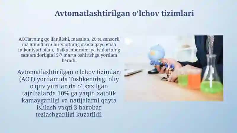 FIZIKA LABORATORIYA ISHLARINI KOMPYUTER TEXNOLOGIYASI ASOSIDA TAKOMILLASHTIRISH METODIKASI 3