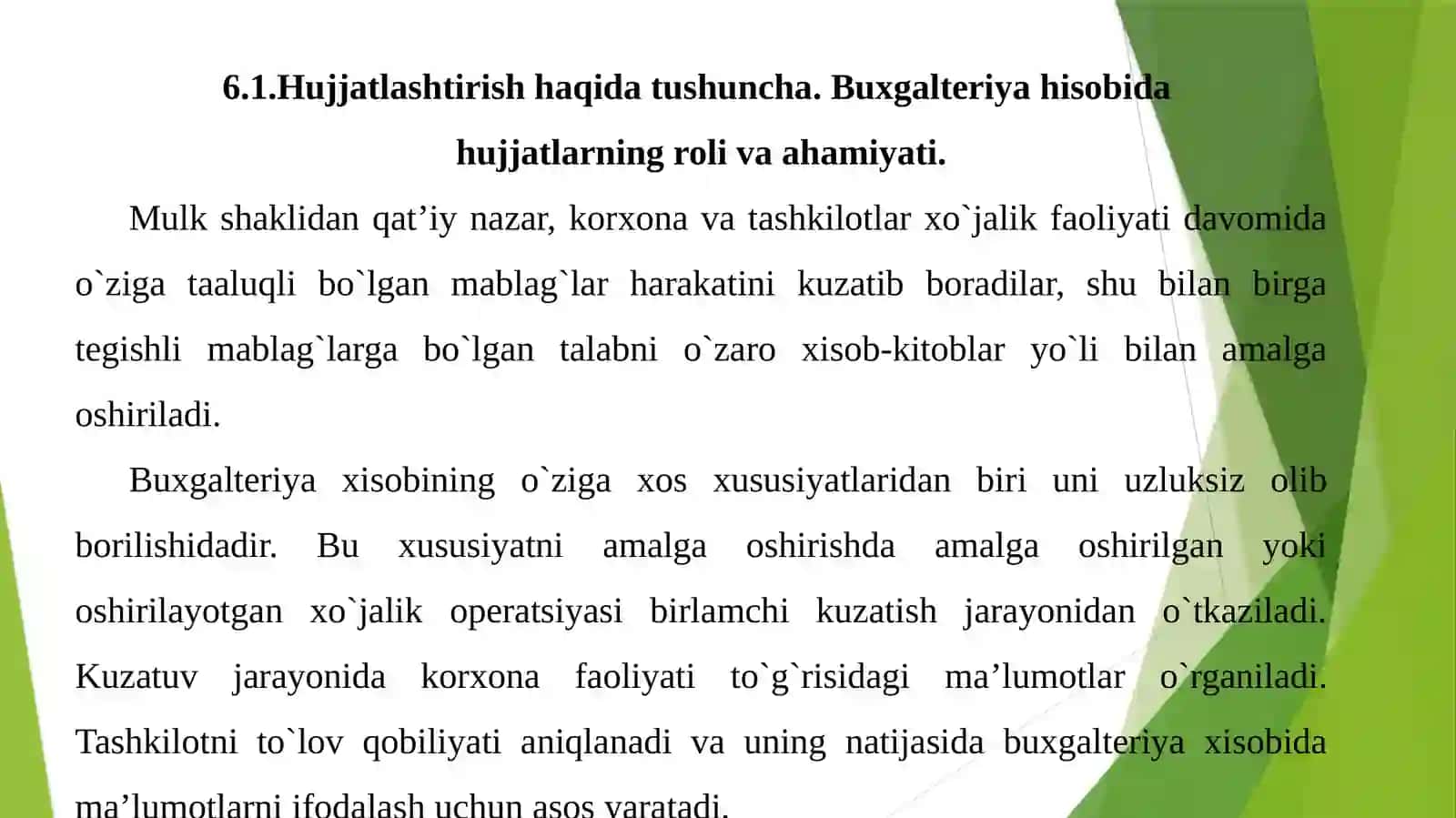 HUJJATLASHTIRISH VA INVENTARIZATSIYA 3