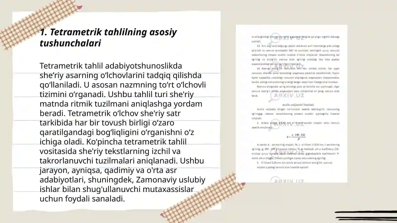 Tetrammetrik analiz va turlari 3