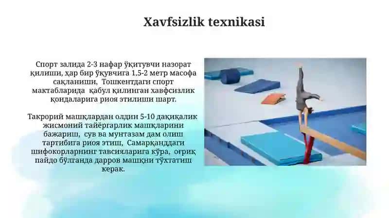 Gimnastika: saf mashqlari, saf turlari, saflanishlar, saf mashqlarini o'rgatish 3