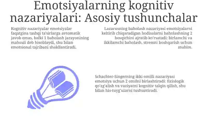 Emosiyaning kognitiv nazariyalari 3
