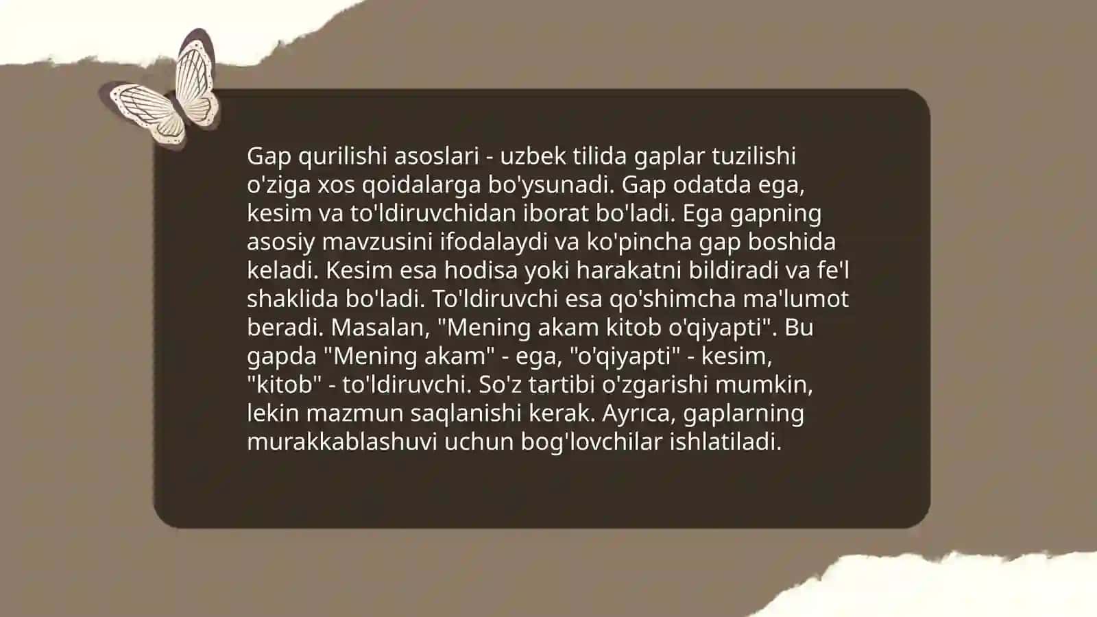 Boshlang'ich sinfda gap ishlashdagi izchillik 3
