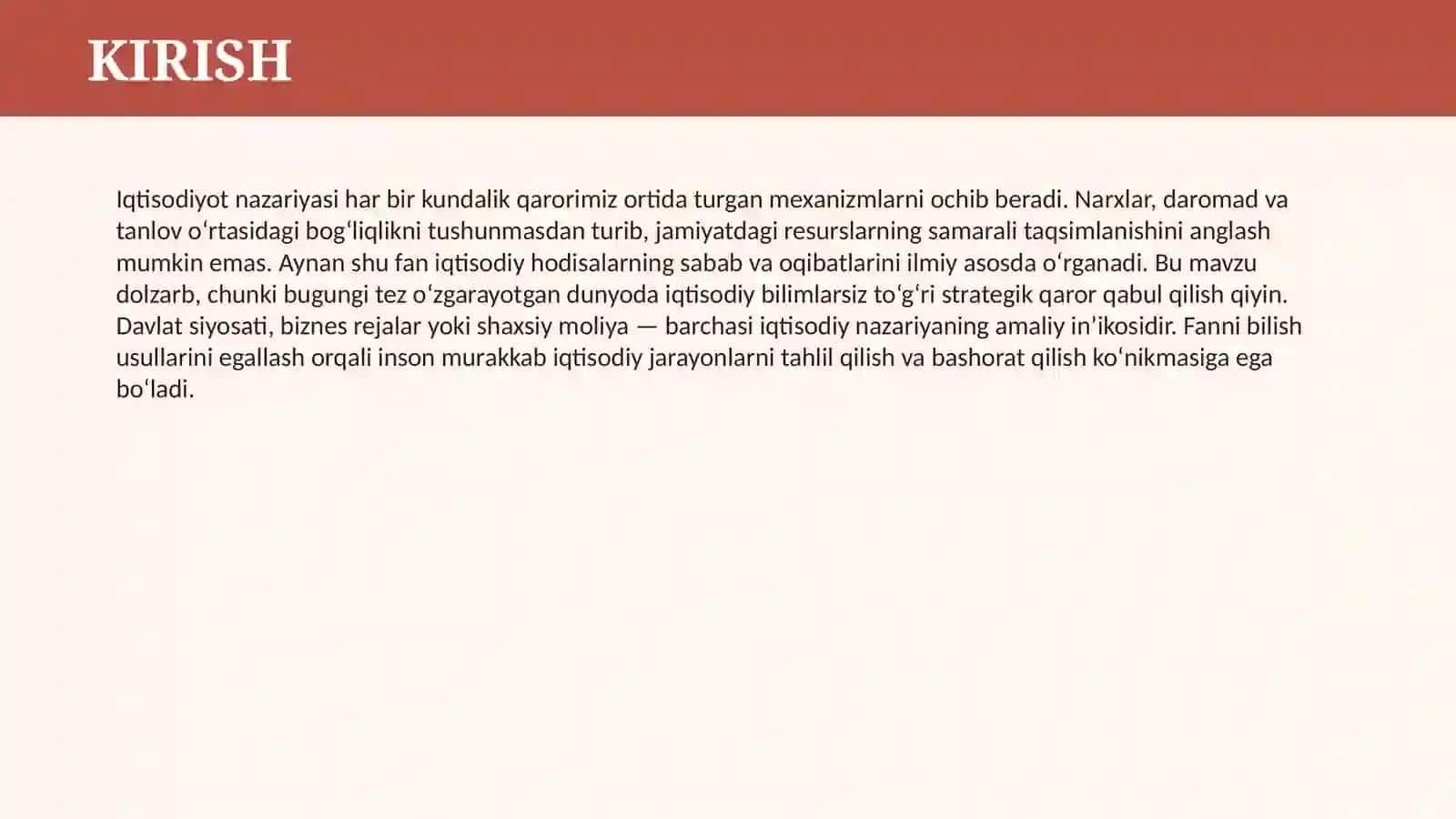 IQTISODIYOT NAZARIYASI FANINING PREDMETI VA BILISH USULLARI 3