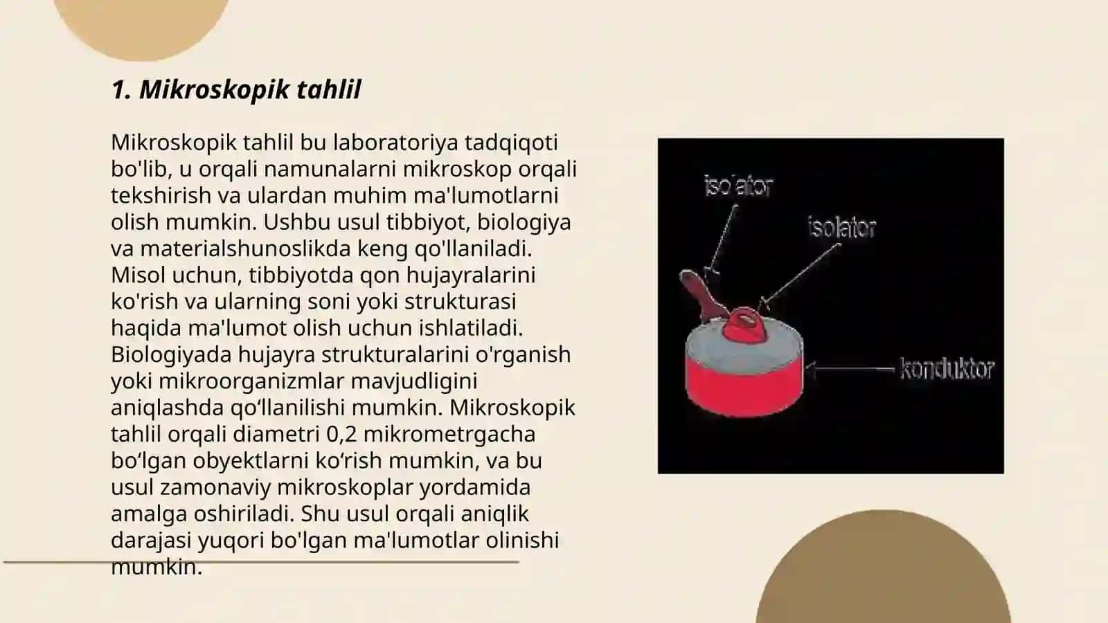 Gistologiya fanida qoʻllaniladigan oʼrganish usullari 3