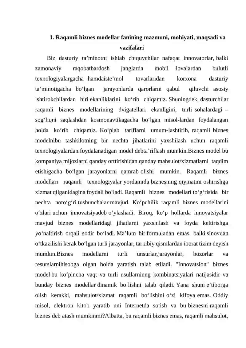 Raqamli iqtisodiyotda korxonalarning biznes modellari 3