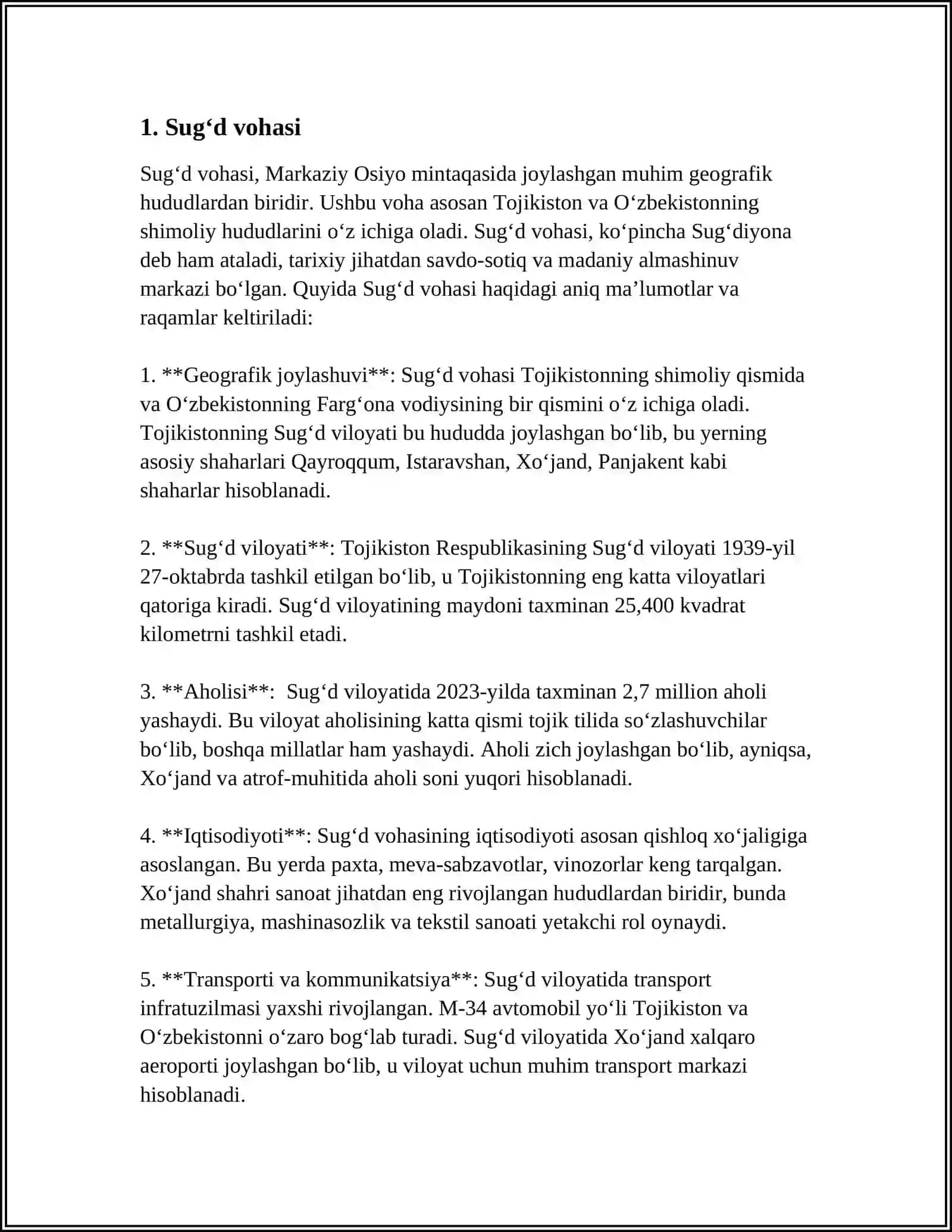 O‘RTA OSIYONING QADIMIY VILOYATLARI 3