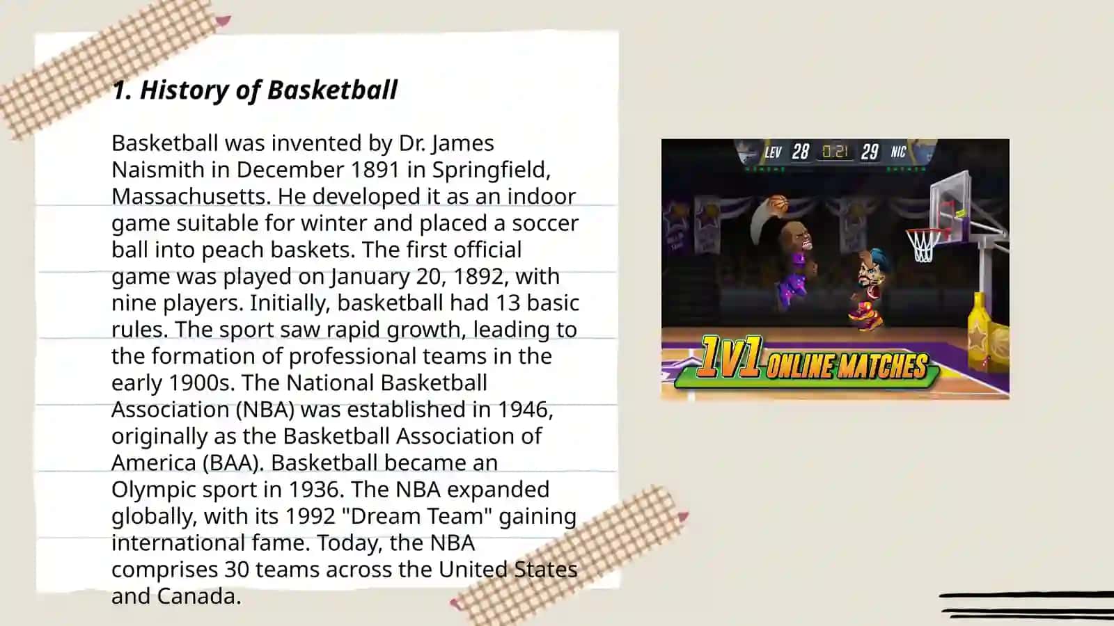 Basketball game 3