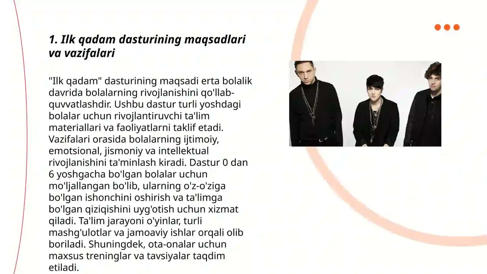 Ilk qadam dasturi 3