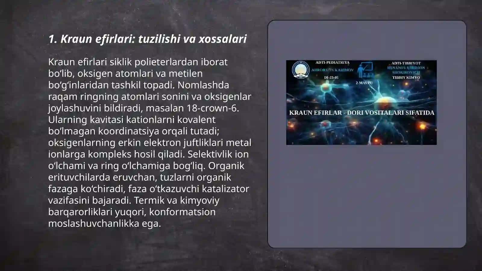 Kraun efirlari 3