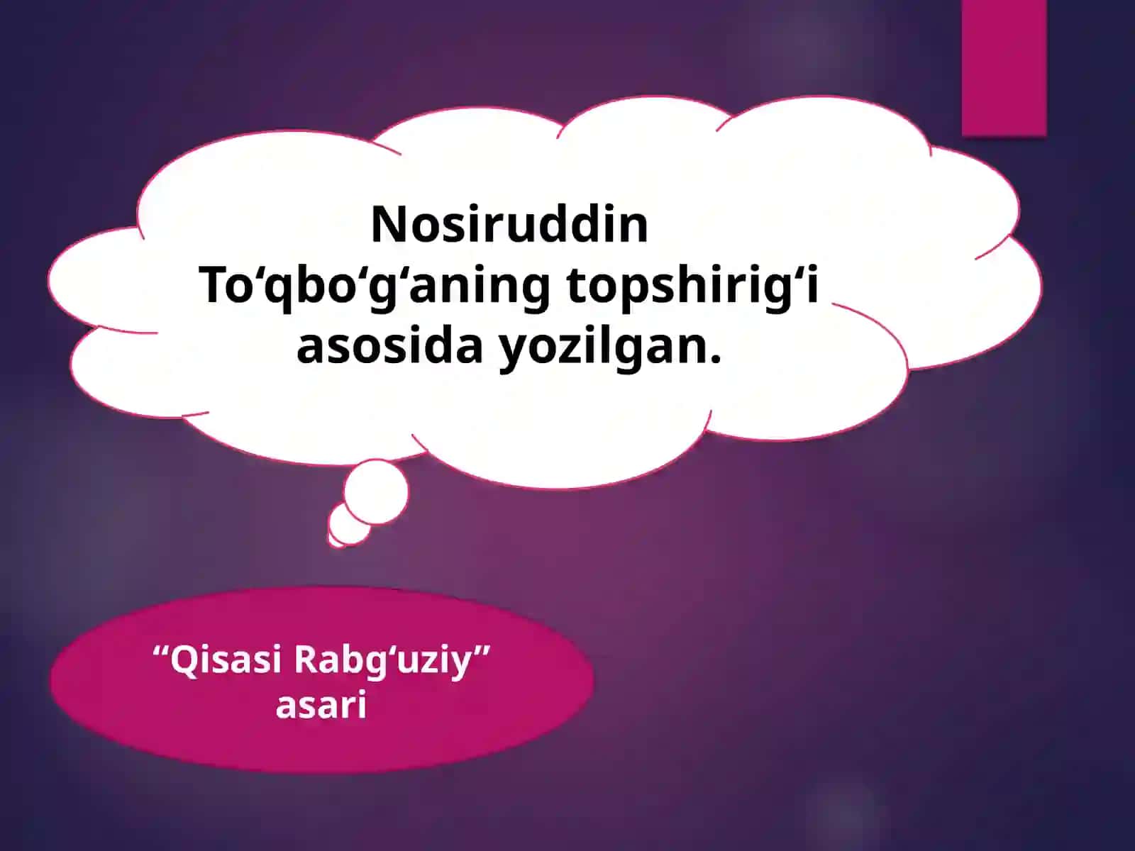 Nosiruddin Rabg‘uziy hayoti va ijodi. “Qisasi Rabg‘uziy” asari 3