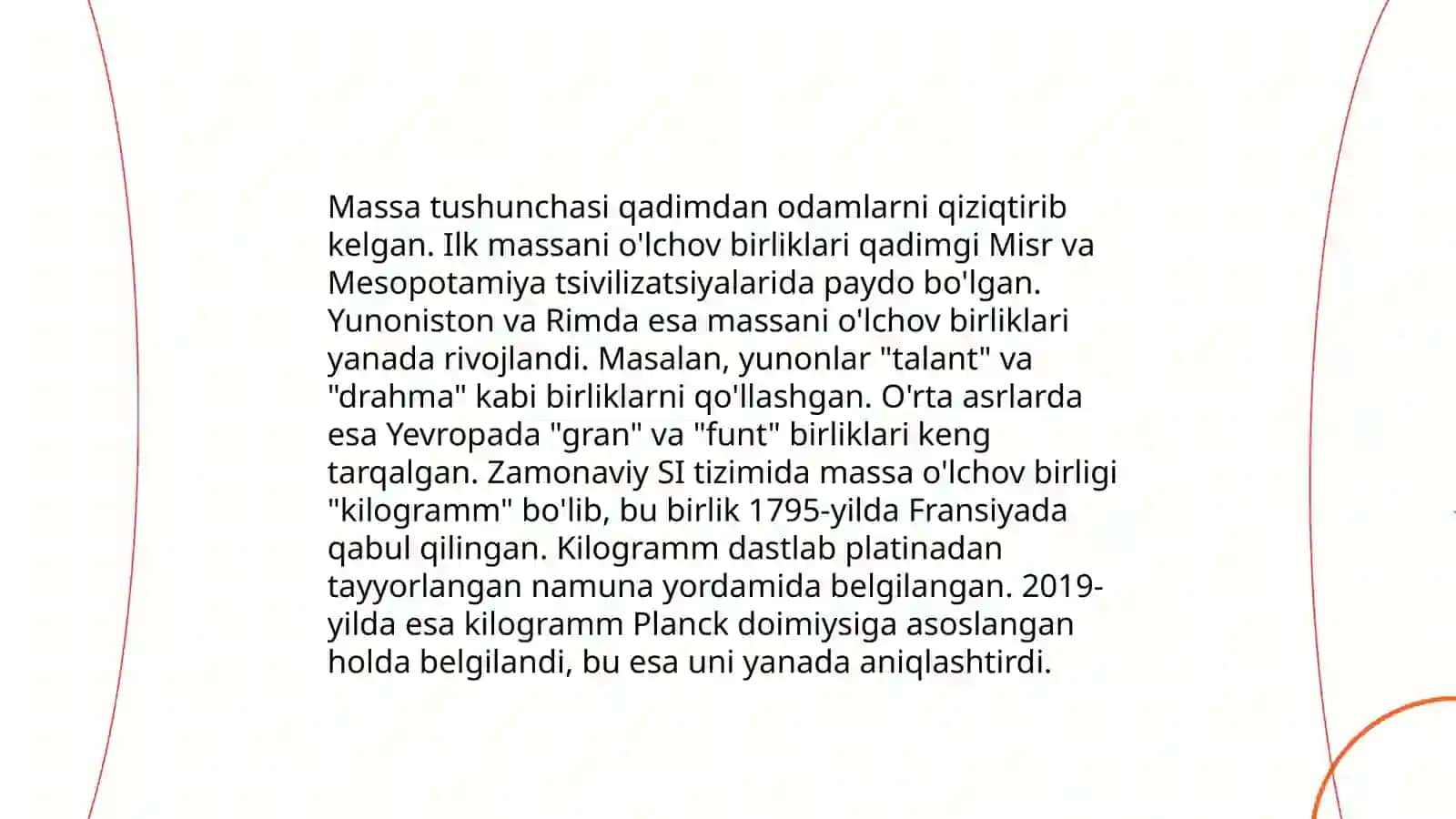 Massa oʻlchov birliklari mavzusida misol va masalalar yechishni oʻrgatish metodikasi 3