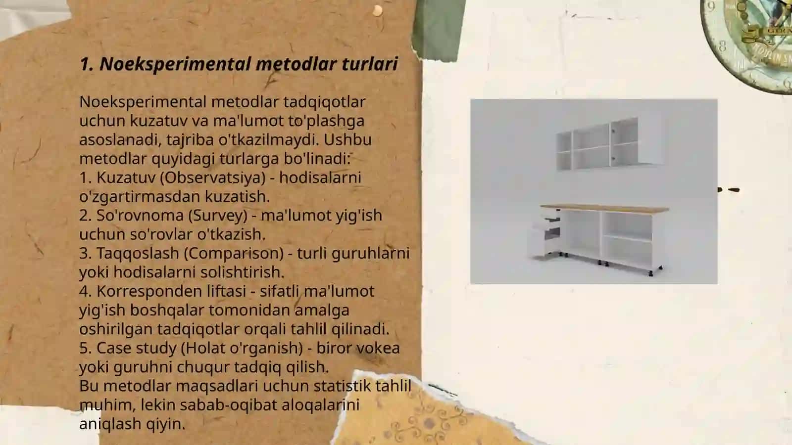 Noeksperimental metodlar turlari 3