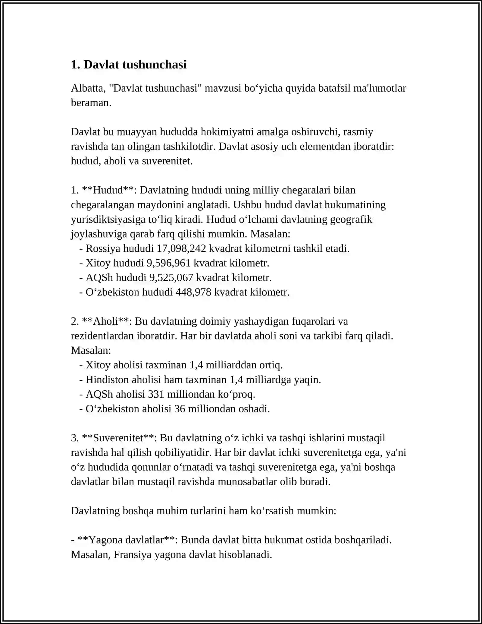 DAVLAT TUSHUNCHASI BELGILARI MOHIYATI VA TIPLARI 3