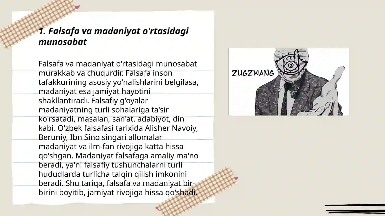 Falsafa Jahon xalqlari madaniyatining tarkibiy qismi 3