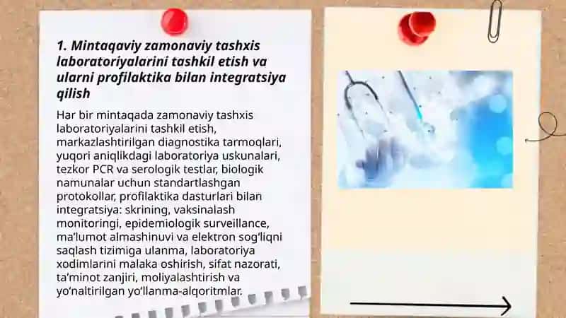 Har bir mintaqada zamonaviy shart-sharoitlarga ega zamonaviy uskunalar 3