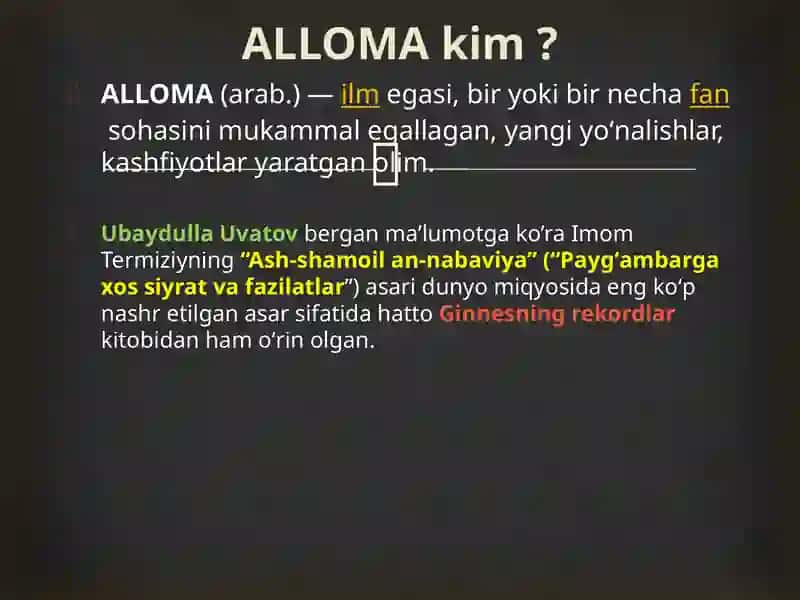 Sharq atamasining paydo bo’lishi,  uning  geografiyasi va  o’zgarish tarixi.Allomalar kimlar, Shar 3