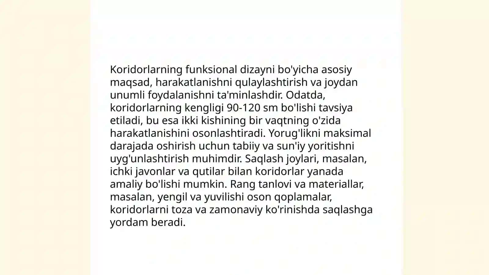 Koridor li turar-joy binolarini loyihalash 3
