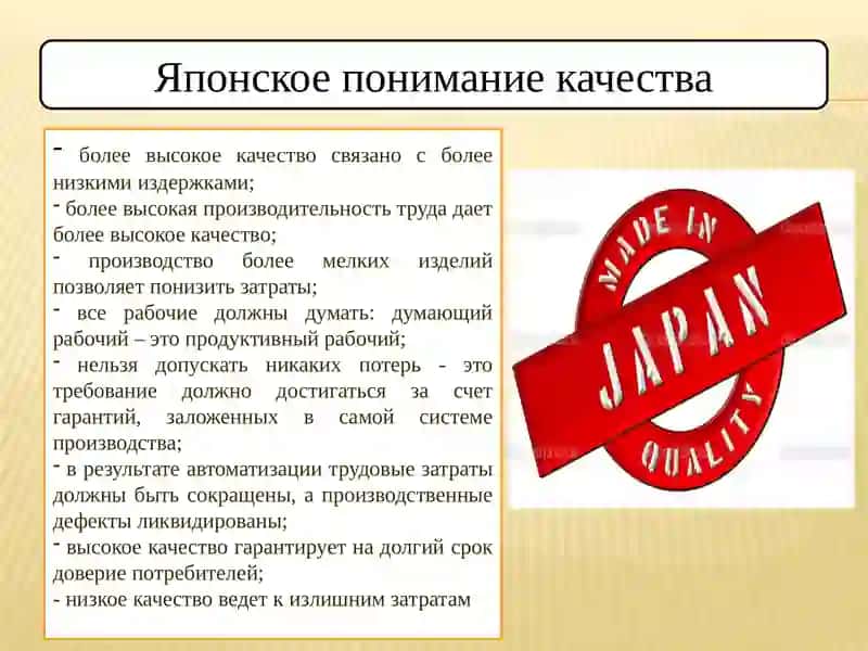 Японская модель управления качеством 3