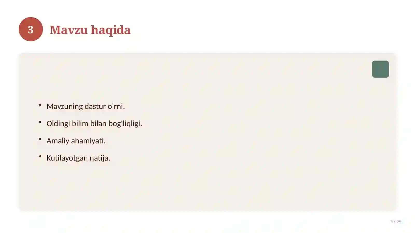 O'zbekiston tarixi fanidan 11-sinf: didaktik tarqatma materiallar 3