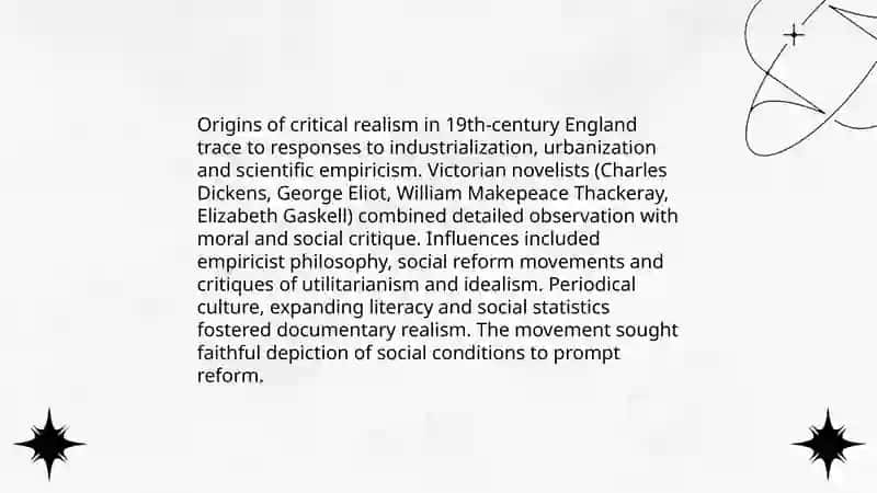 Critical Realism in England (The 19th Century) 3