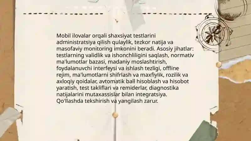 Psixologiyada shaxs diagnostikasida zamonaviy texnologiyalar va mobil ilovalardan foydalanish 3