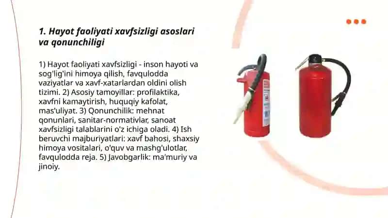 Hayot faoliyati xavfsizligini taminlash asoslari. Ishlab chiqarish muhitida inson omili 3