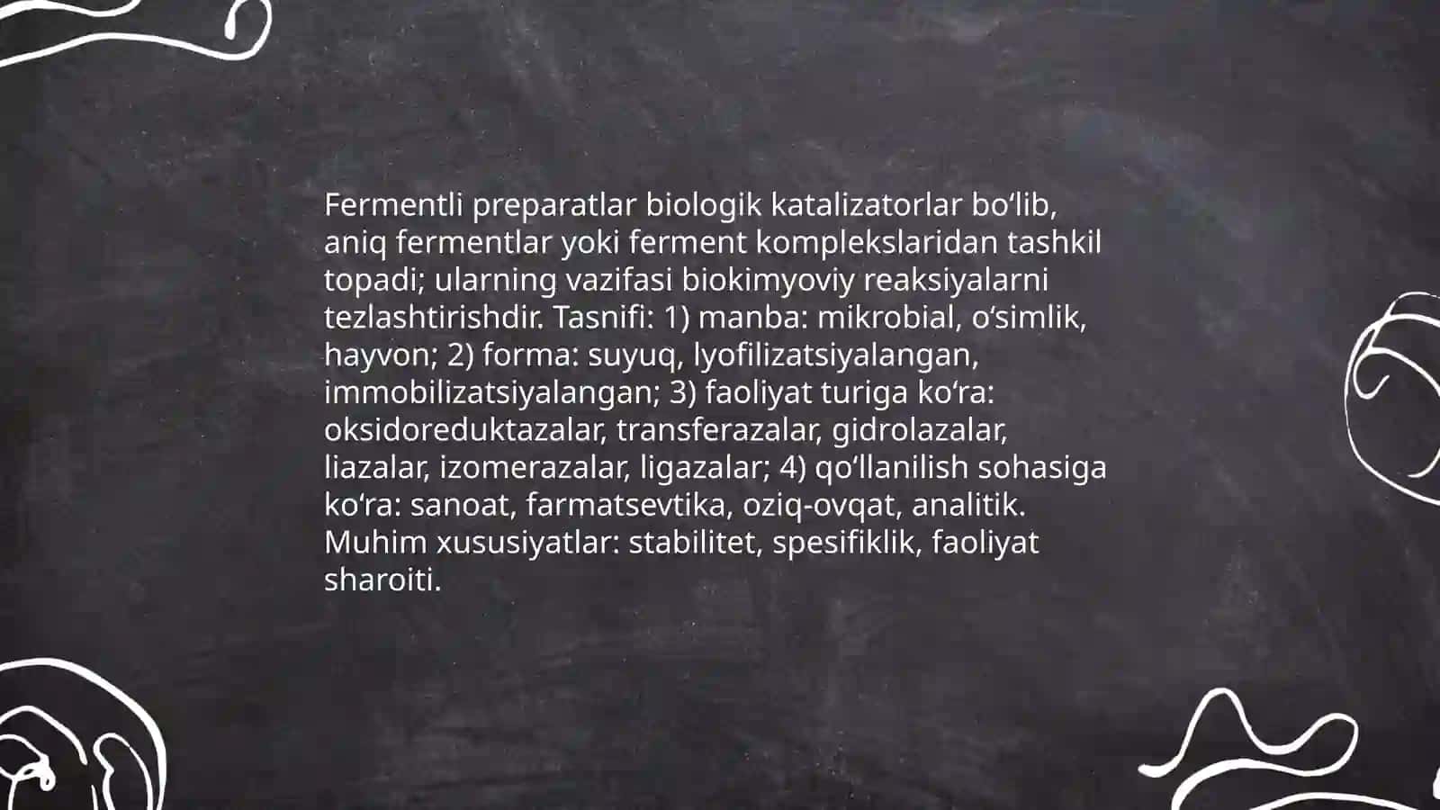 Fermentli preparatlar ishlab chiqarish texnologiyasi 3