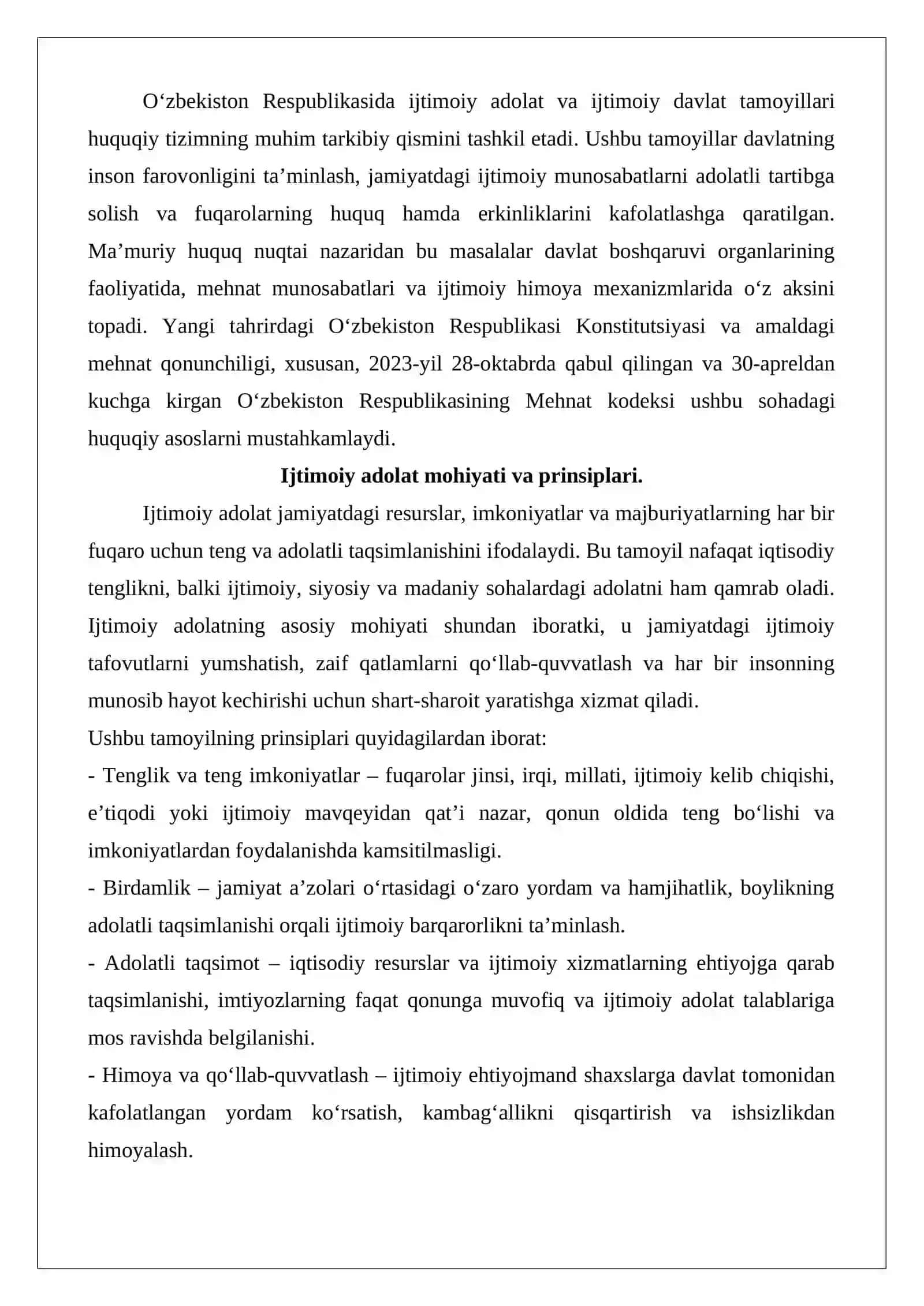 Ijtimoiy adolat va ijtimoiy davlat 3
