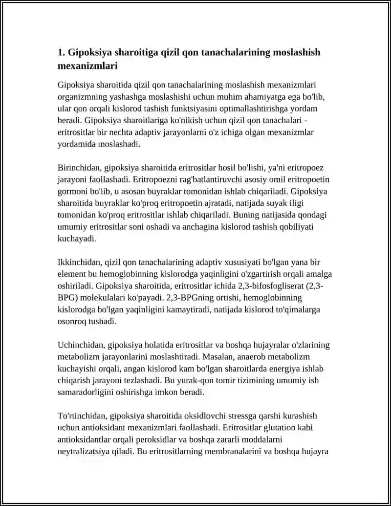 QIZIL QON TANACHALARINING ADAPTIV XUSUSIYATI 3