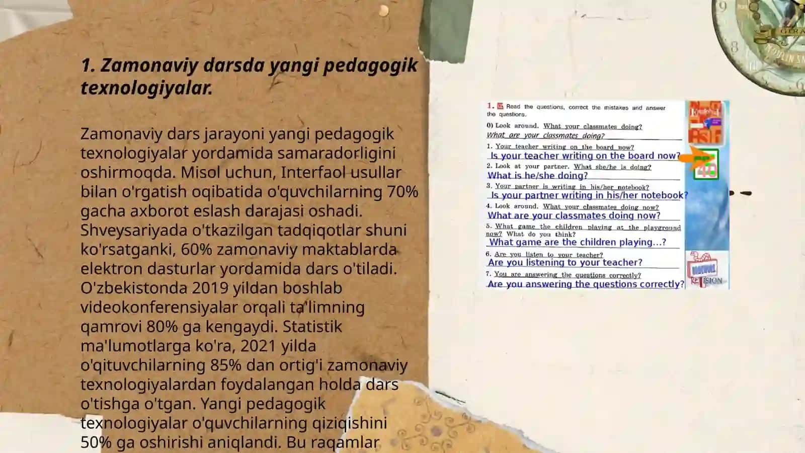 Zamonaviy dars va unga qo‘yiladigan talablar 3