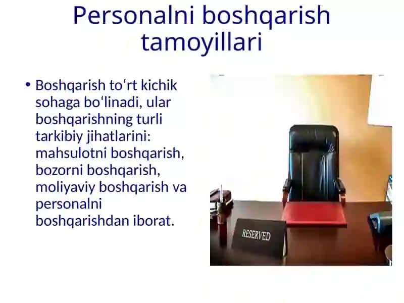 Personalni boshqarish 3