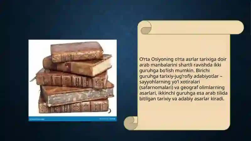 O’rta Osiyoning IX-XIV asr o’rtalari tarixiga oid yozma manbalar 3