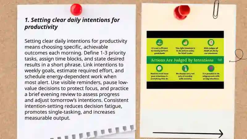 The most useful intentions 3