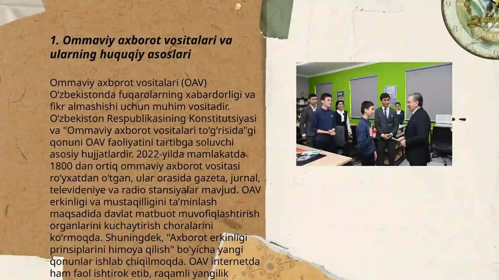 O'zbekiston Respublikasida ommaviy axborot vositalarining faoliyati 3