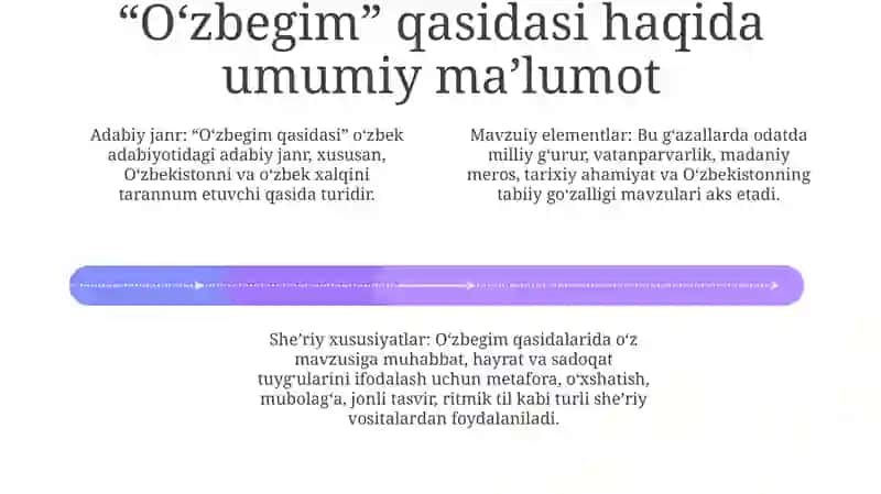 O'Zbegim Qasidasida Qanday Mavzu Va G'Oya Tarannum Etilgan 3