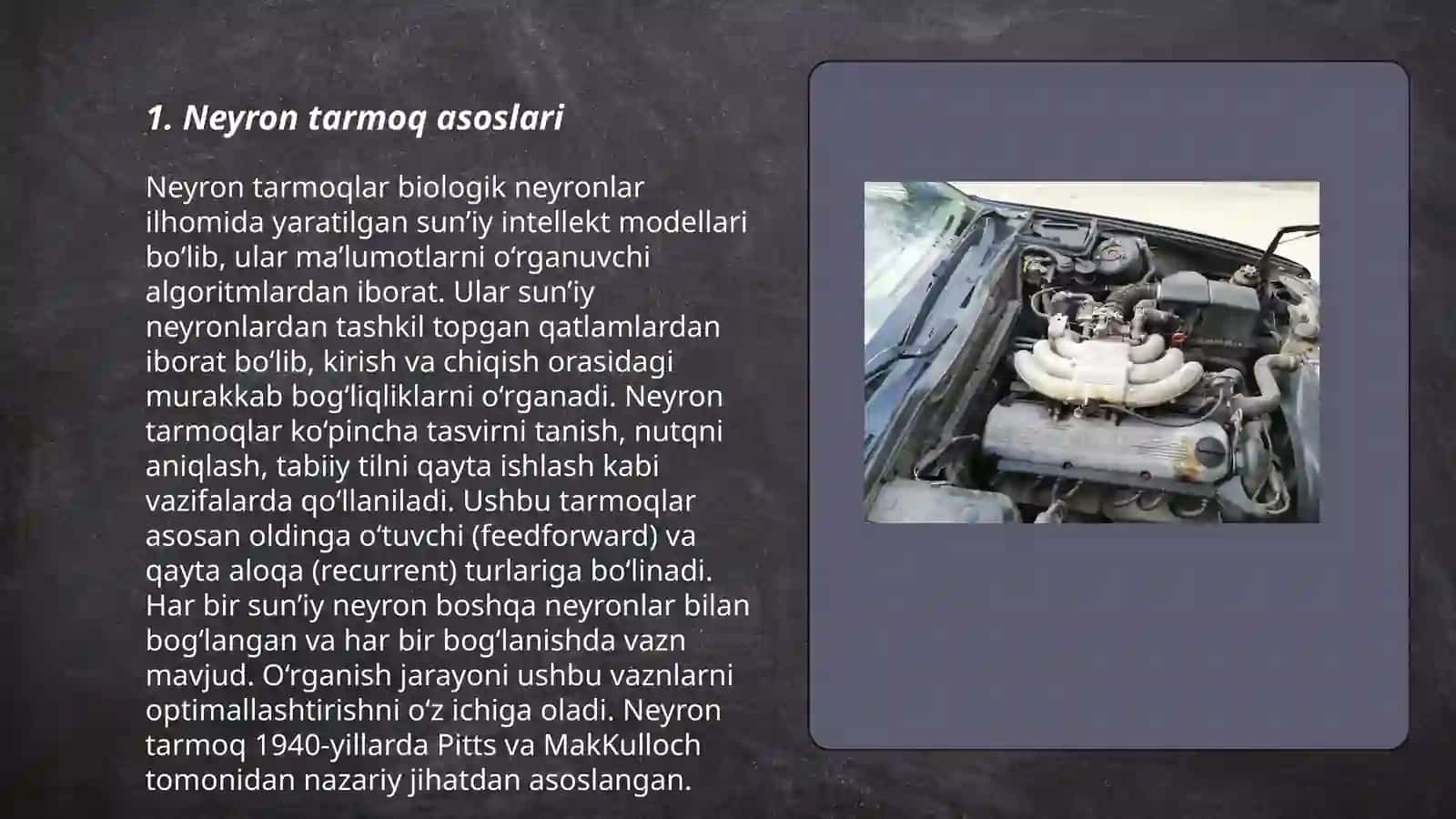 Qatiymas neyron torlar 3