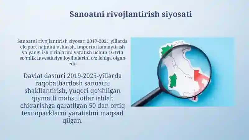 Sanoatni rivojlantirish siyosati 3
