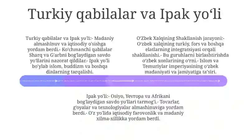 OʼZbek Xalqining Shakllanish Jarayoni 3
