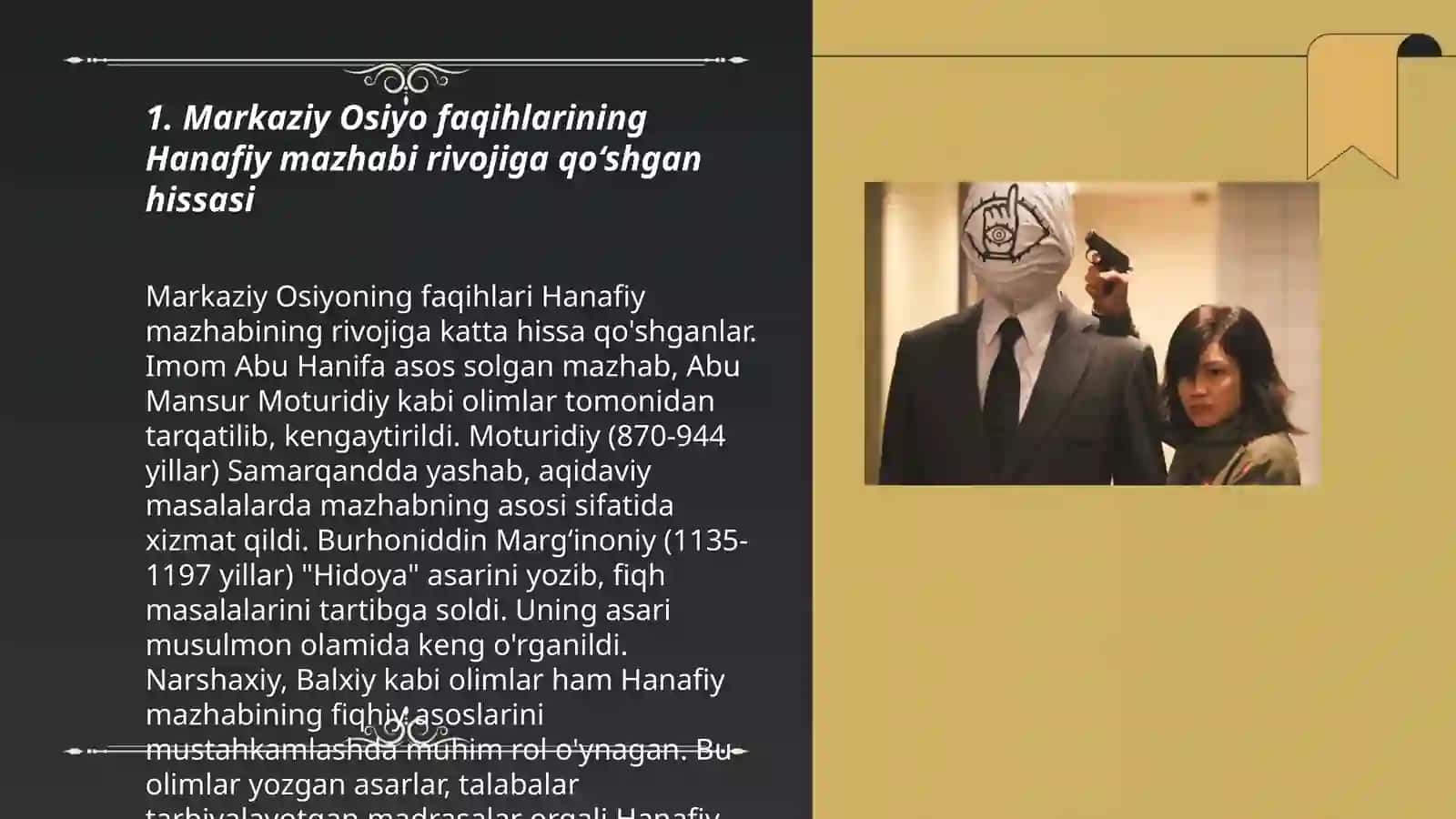 Markaziy Osiyo faqihlarining Hanafiy mazhabi rivojiga qo‘shgan hissasi 3